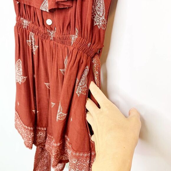 Faithfull Paisley Print Bardot Romper 2 - Picture 8 of 15